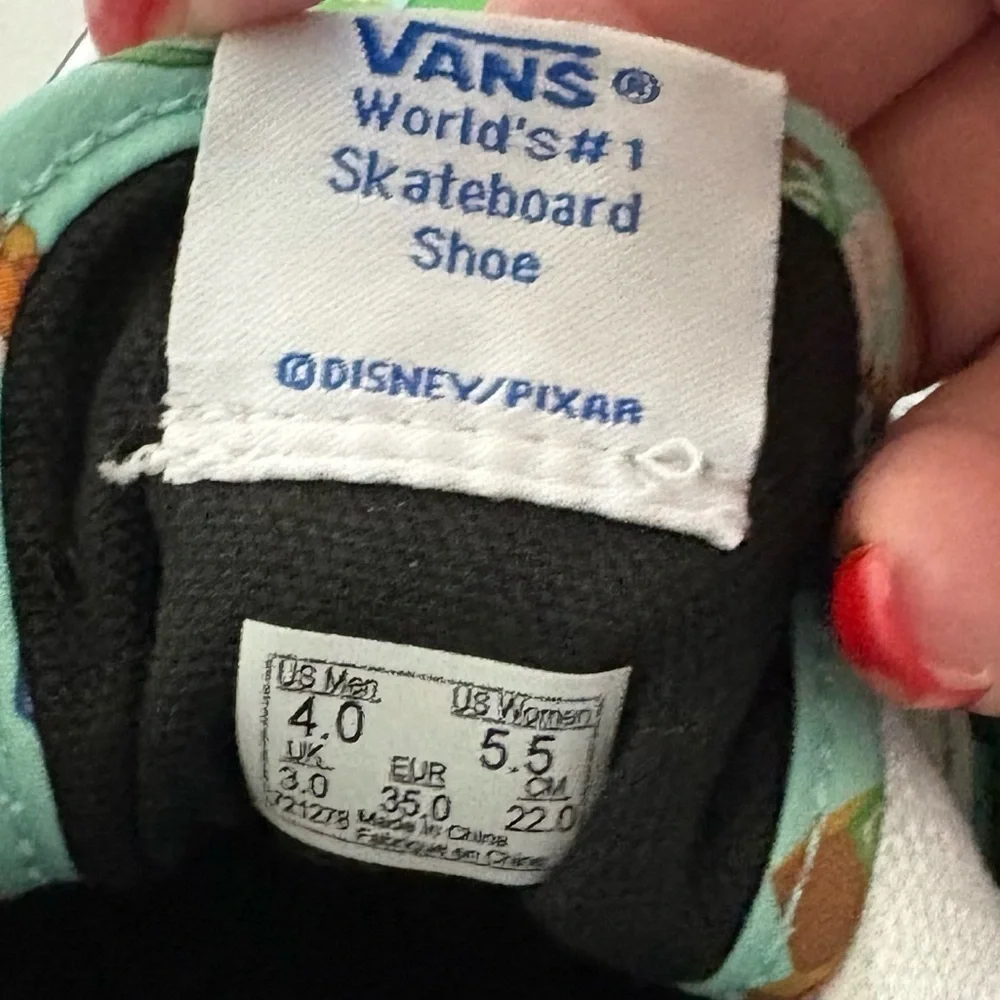 Vans Limited, edition, toy story, Disney Pixar shoes